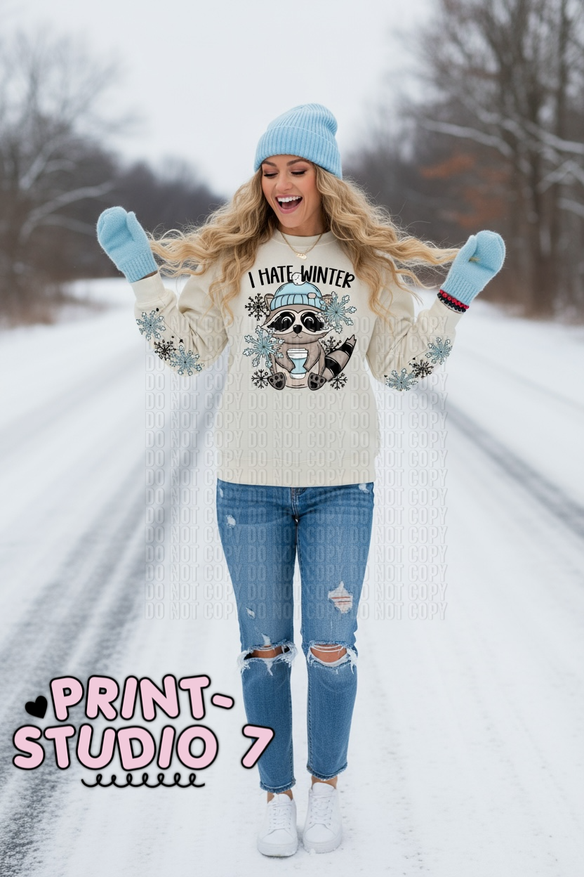 I Hate Winter w/Sleeve Design