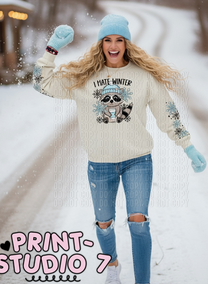I Hate Winter w/Sleeve Design