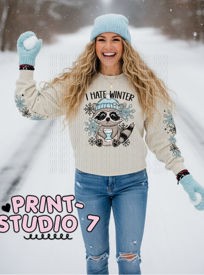 I Hate Winter w/Sleeve Design