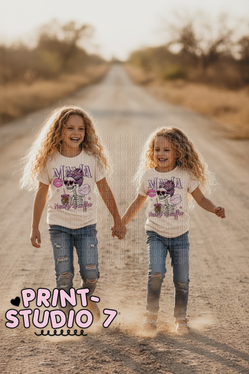 Mama Needs Coffee Skellie