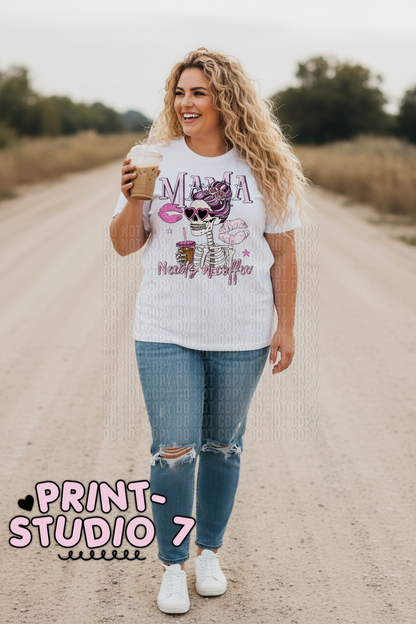 Mama Needs Coffee Skellie