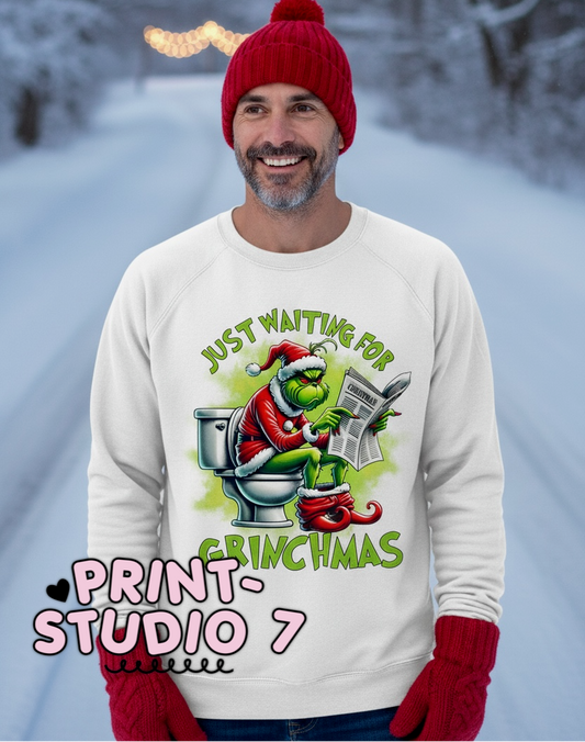 DTF Transfer Green's Just Waiting For