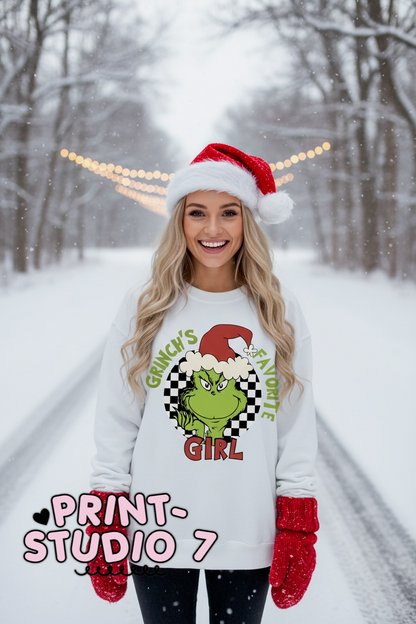 Mean Green's Favorite Girl Red