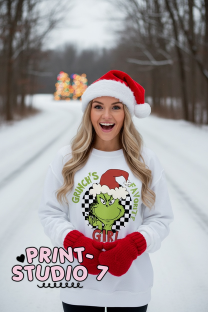 Mean Green's Favorite Girl Red