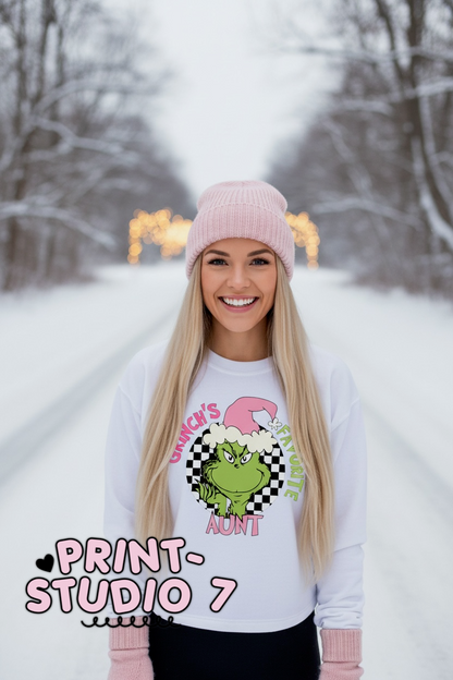 Mean Green's Favorite Aunt Pink