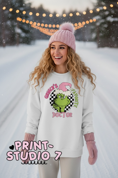 Mean Green's Favorite Doctor Pink