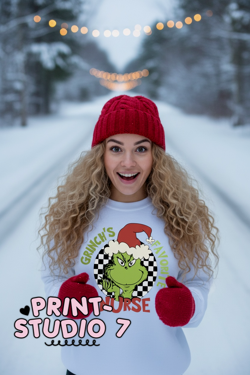 Mean Green's Favorite Nurse Red