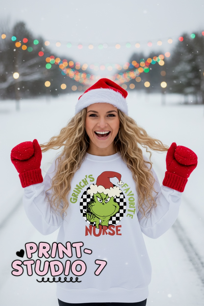 Mean Green's Favorite Nurse Red