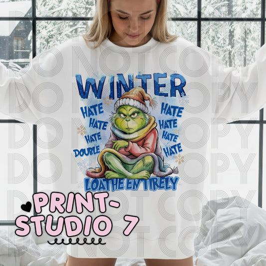 DTF Transfer Winter Green