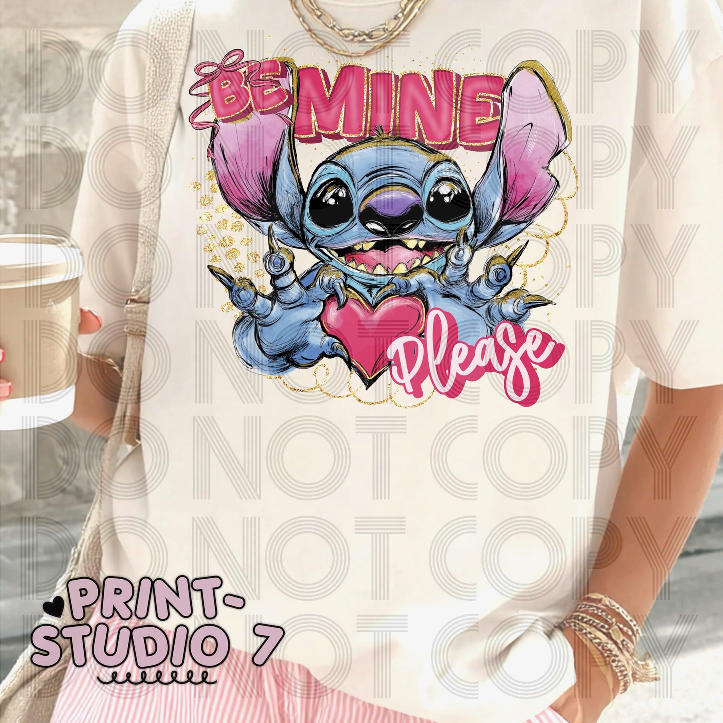 DTF Transfer Be Mine