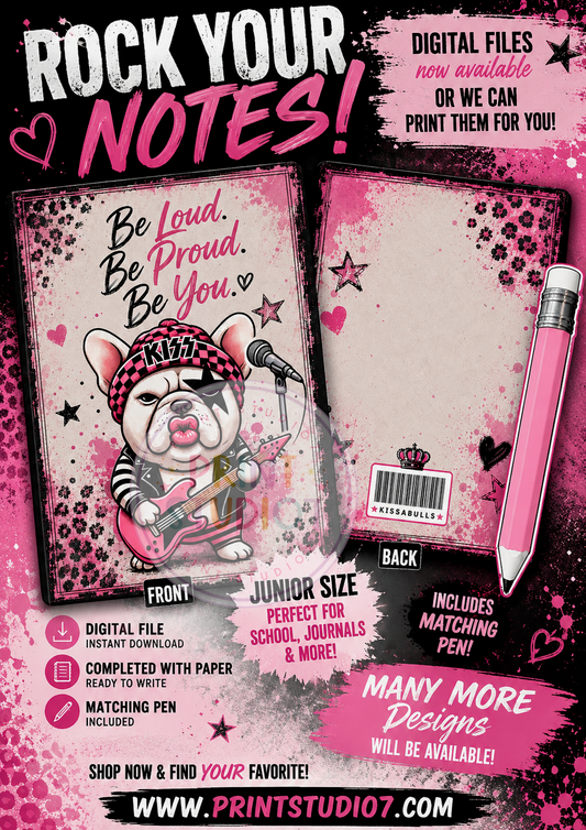 Be Loud Be Proud Notebook (shipped)