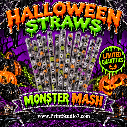 Straws: Halloween Theme - Characters