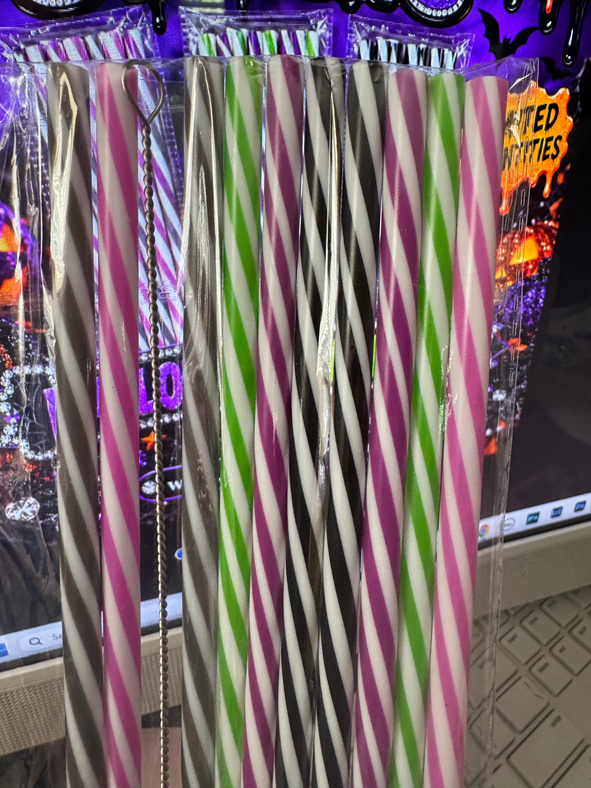 Straws: Halloween Theme - Stripes
