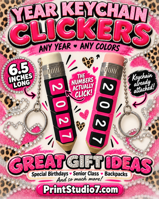 Year Clicker Keychain