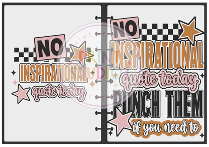 No Quote Notebook