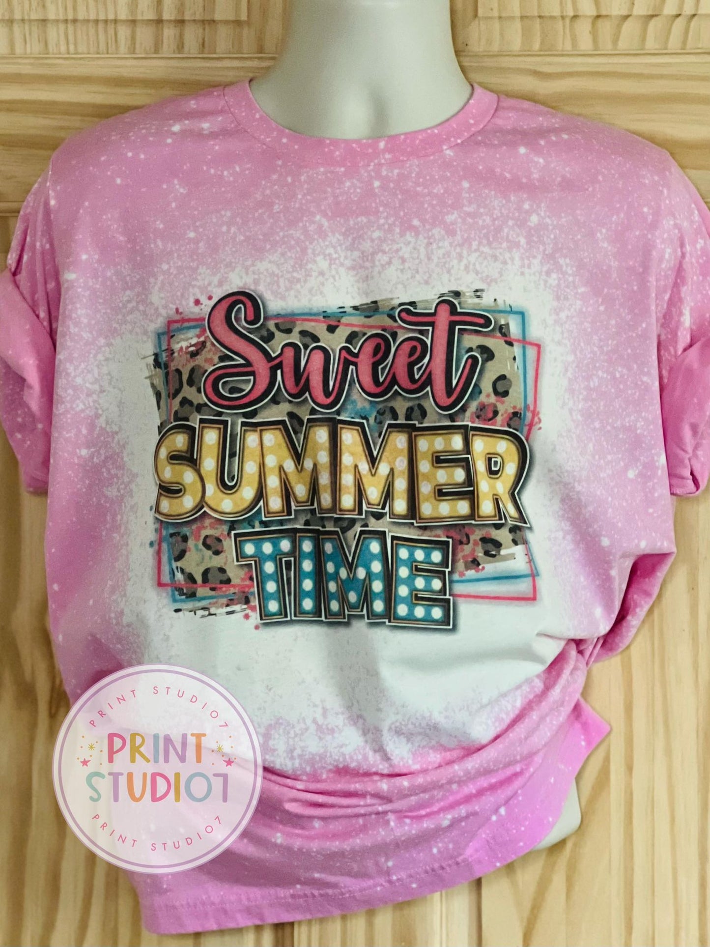 SALE Sweet Summer Time Bleached Sublimated