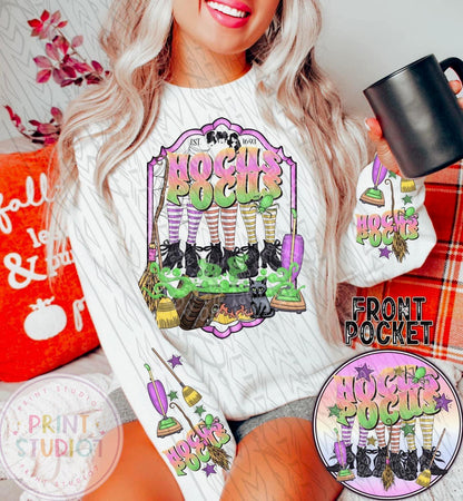 DTF Transfer Hocus Pocus SET