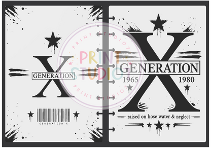 X Generation Notebook