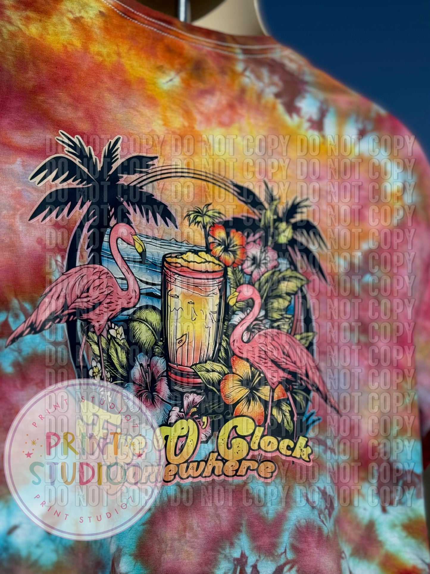 Five O'Clock Somewhere Dyed