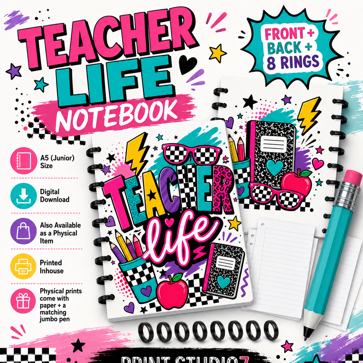 Teacher Life Notebook
