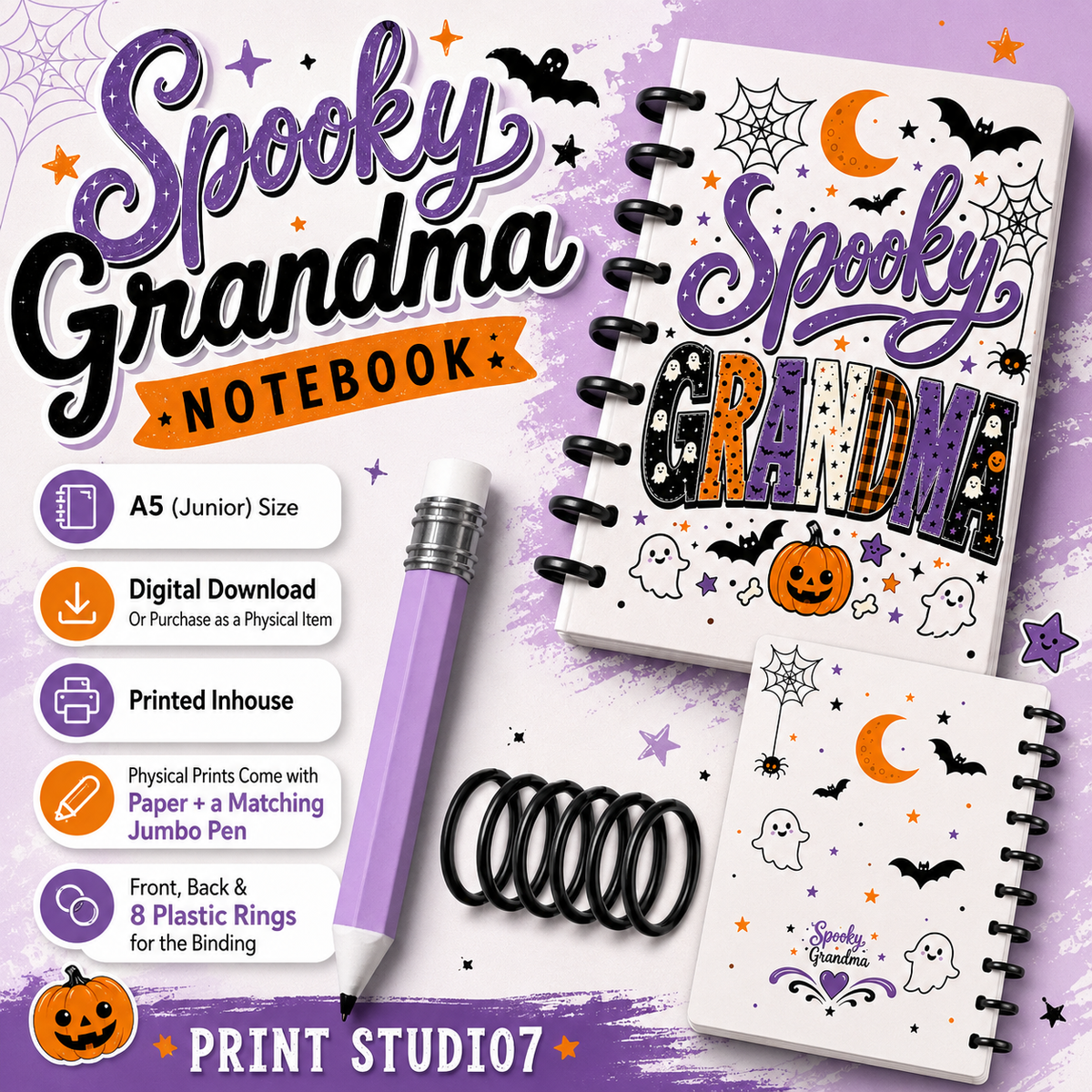 Spooky Grandma Notebook