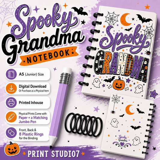 Spooky Grandma Notebook