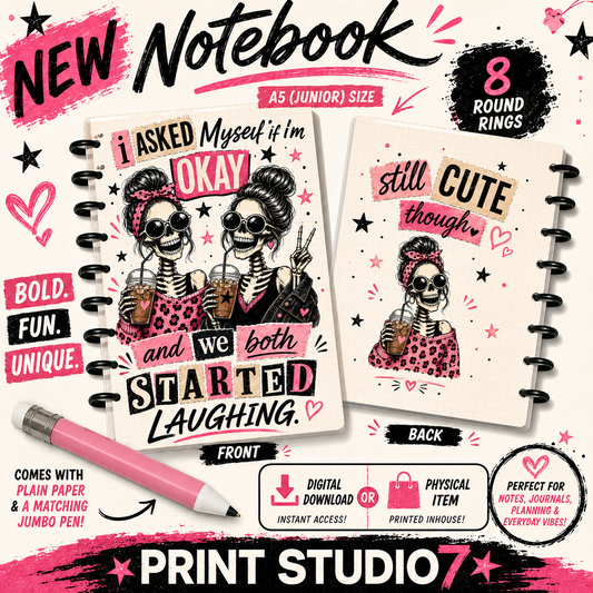 Both Started Laughing Notebook