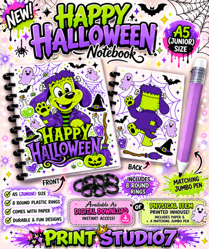 Halloween Pup Notebook