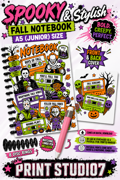 Halloween Fab 4 Notebook