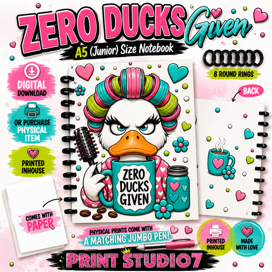 Zero Ducks Given Notebook
