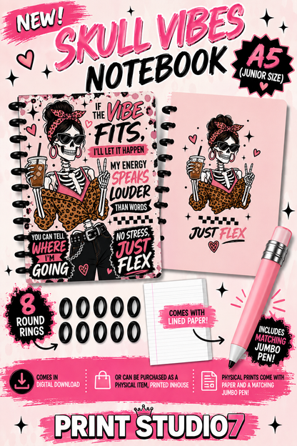 If The Vibe Fits Notebook