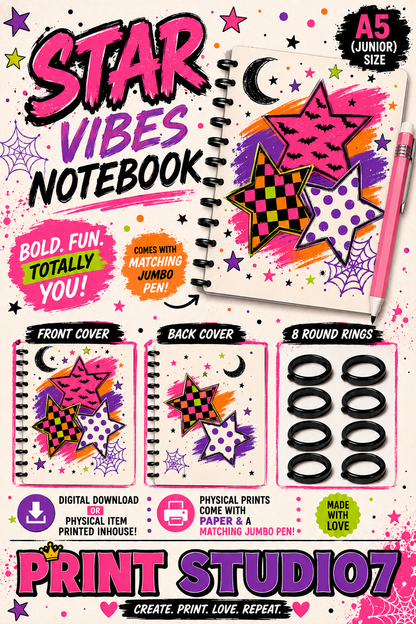 Stars Of Colors Notebook