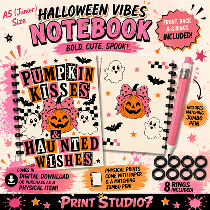 Pumpkin Kisses Notebook