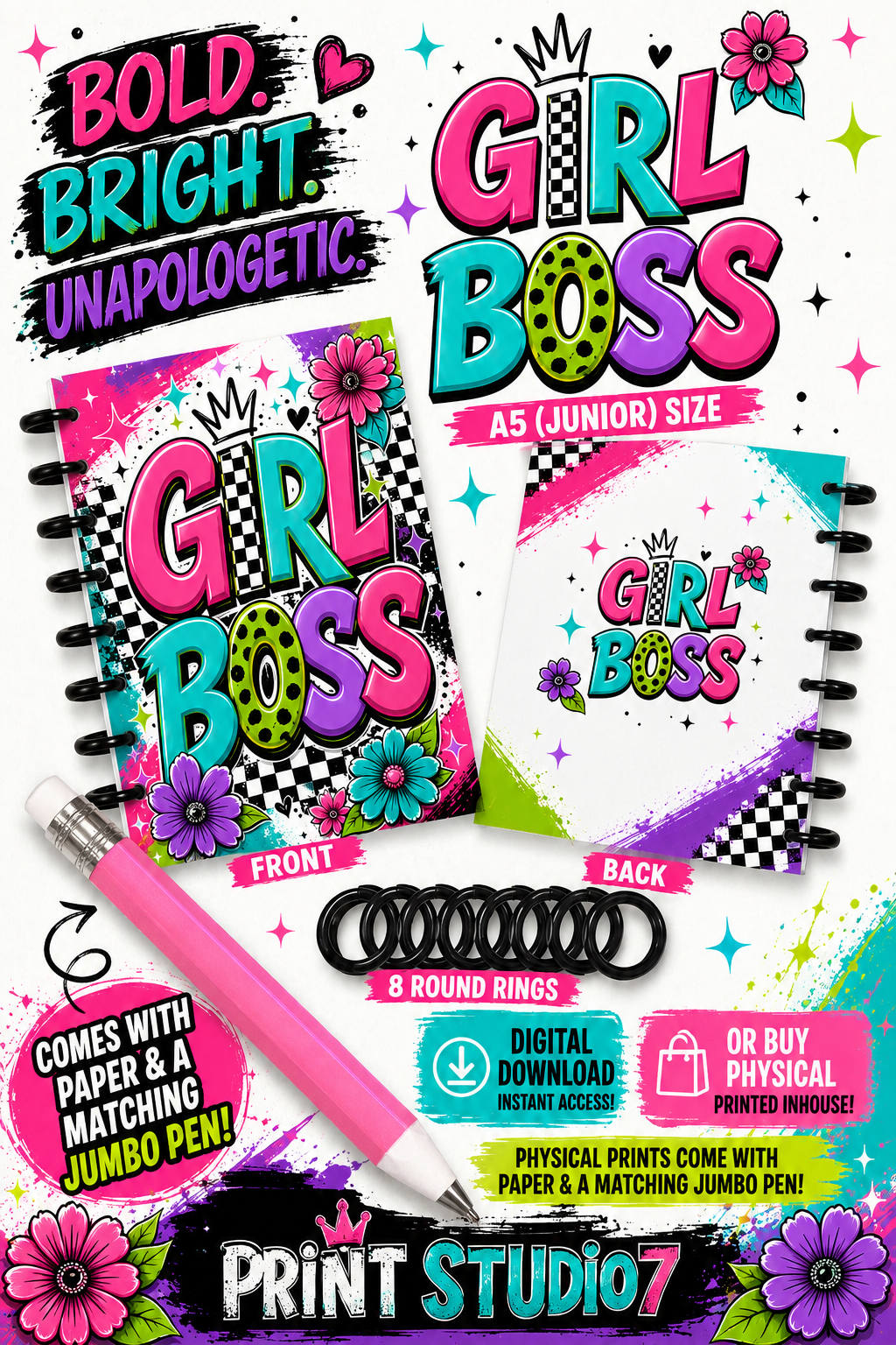 Girl Boss Notebook