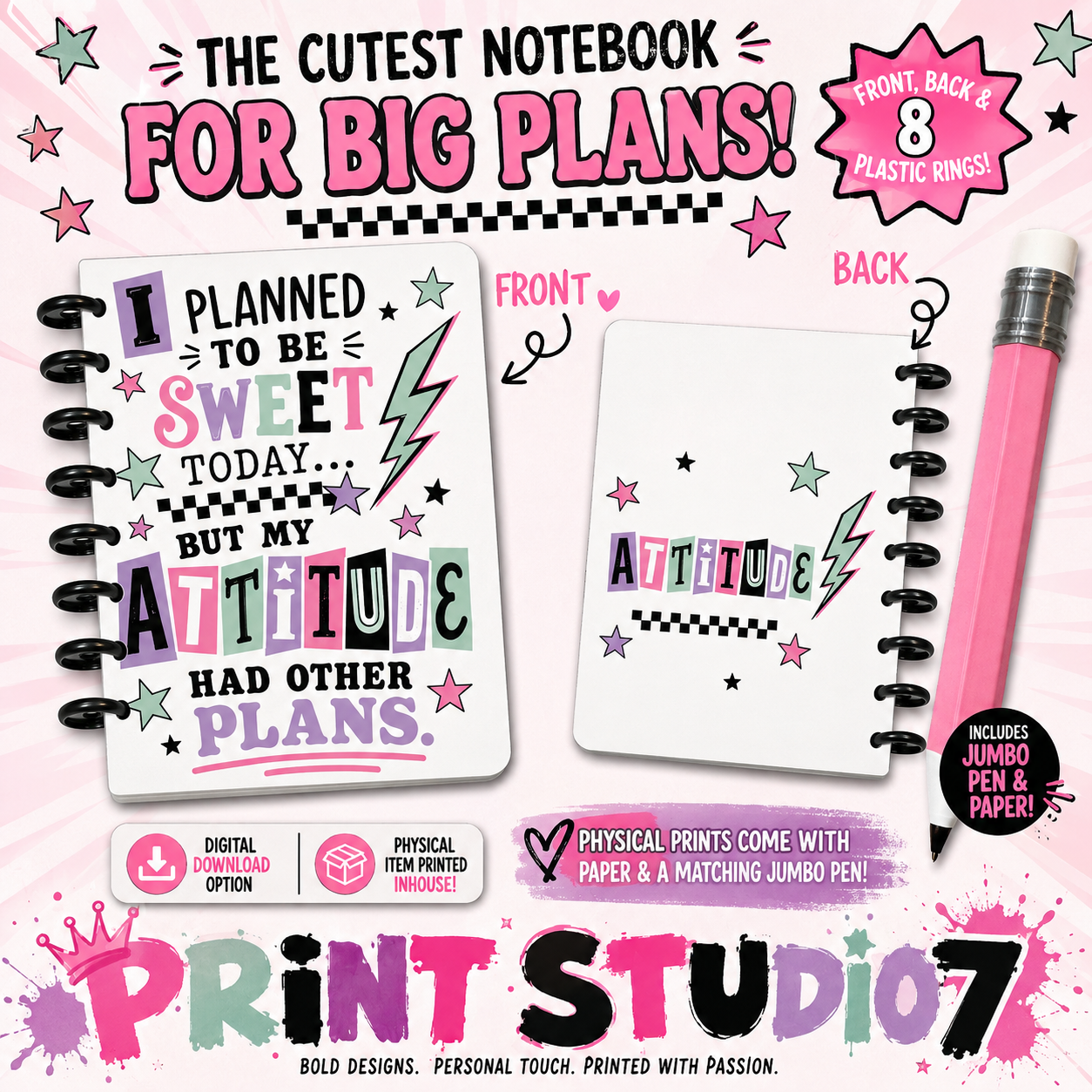 Planned To Be Sweet Notebook