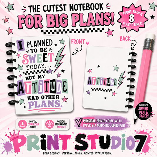 Planned To Be Sweet Notebook