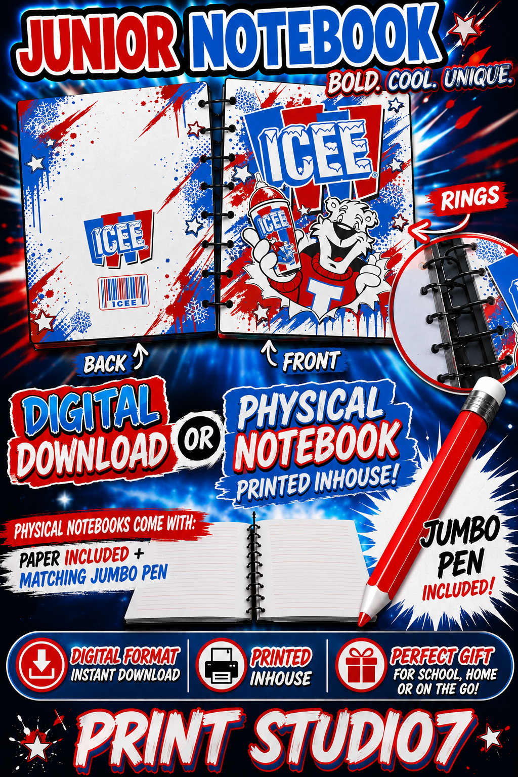 Icee Notebook (shipped)