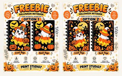 **FREEBIE** Digital Candy Corn Notebook