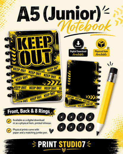 Keep Out Notebook