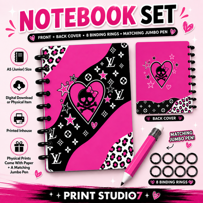 Luxury Skull Notebook