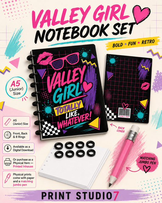Valley Girl Notebook