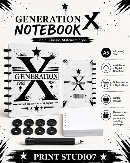 X Generation Notebook