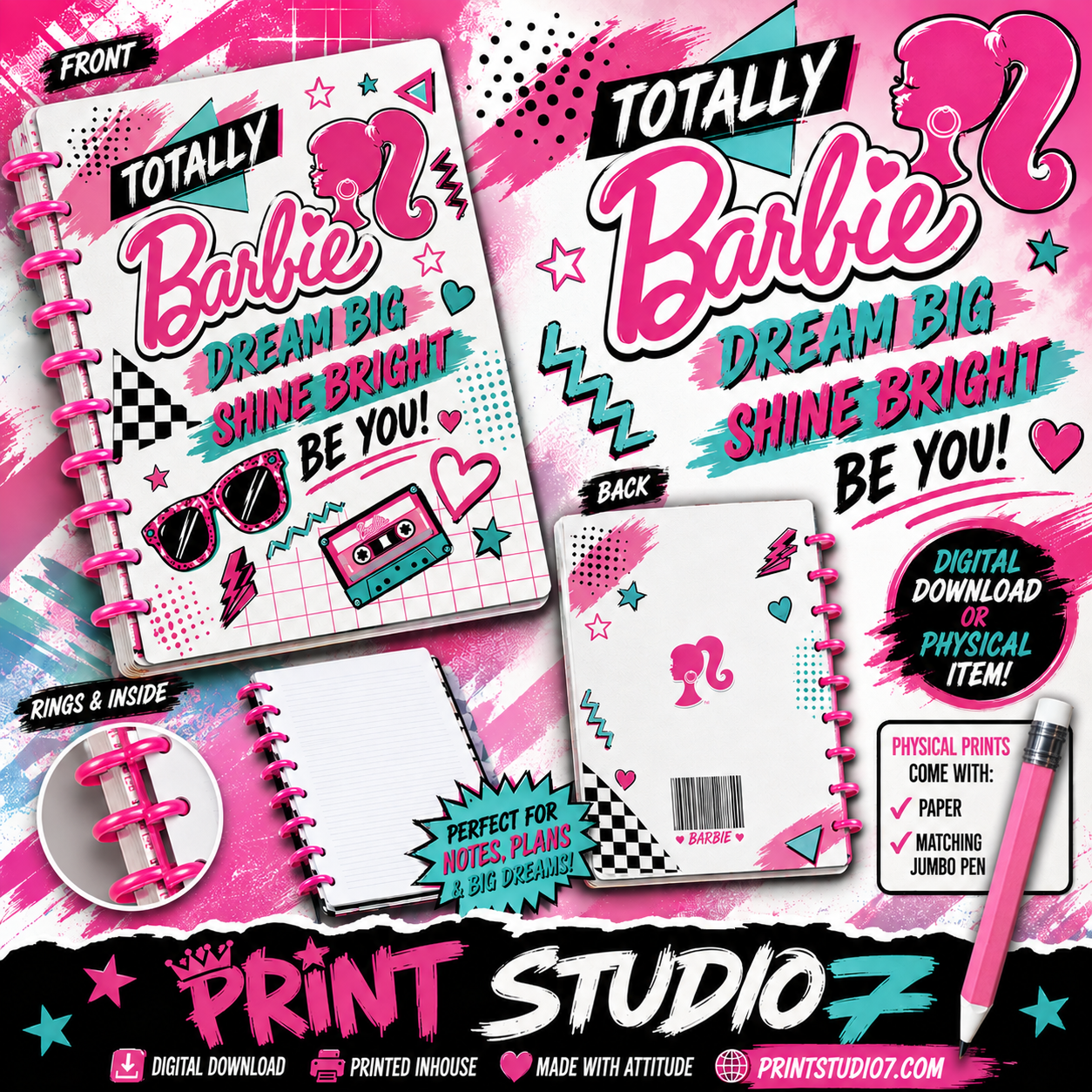 80's Doll Notebook