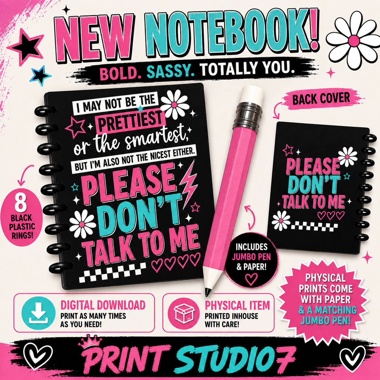 Please Don't Talk To Me Notebook