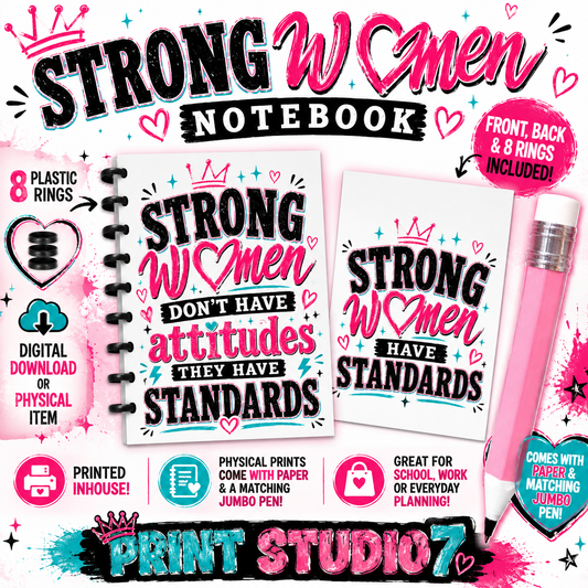 Strong Women Notebook