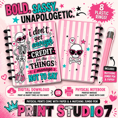 I Don't Get Enough Credit Notebook