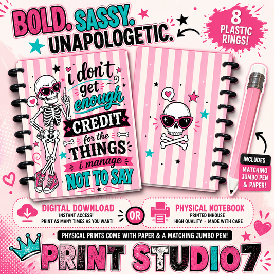 I Don't Get Enough Credit Notebook