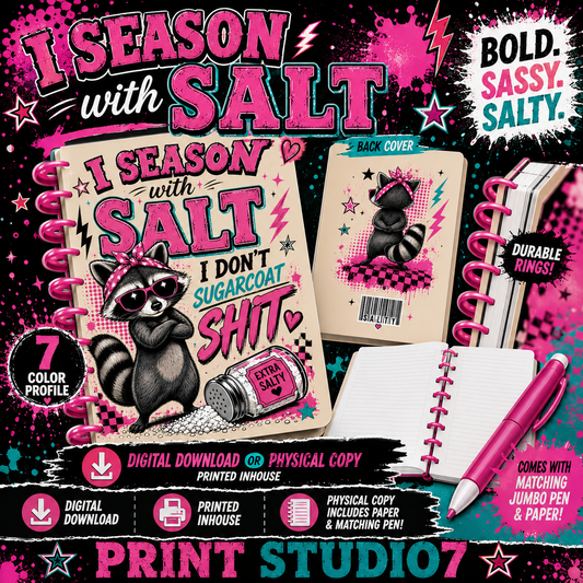 I Season With Salt Notebook