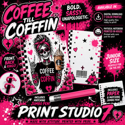 Coffee Till Coffin Notebook