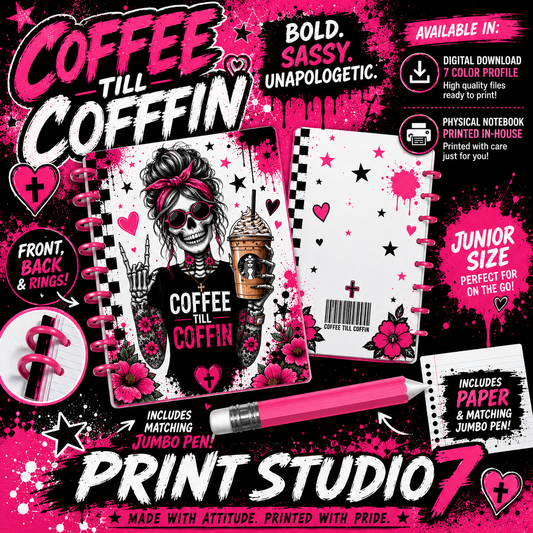 Coffee Till Coffin Notebook